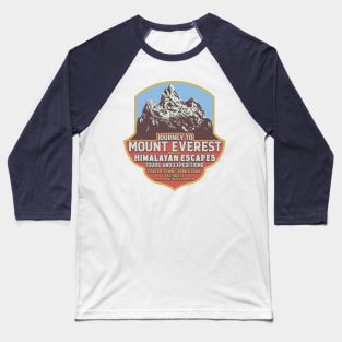 Journey to Mount Everest Baseball T-Shirt